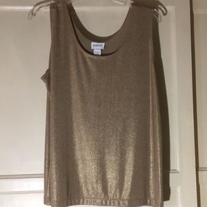 Chico’s Slinky Gold Tank Top